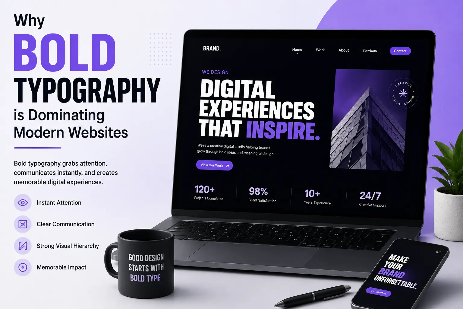 Why Bold Typography is Dominating Modern Websites